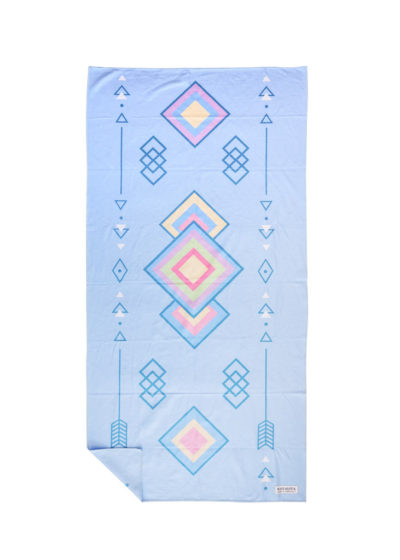 NAYAVITA hip Strandtuch blau Tribal design ethnisches Design Reisehandtuch