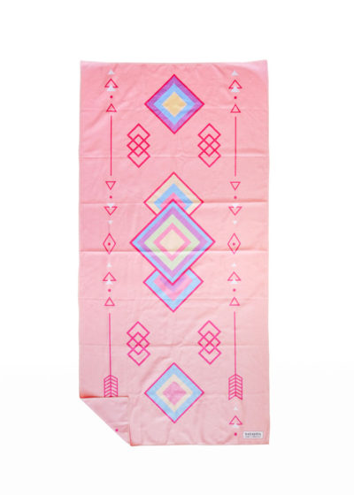 NAYAVITA Strandtuch Damen rosa Pink Tribal Reisehandtuch