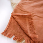 NAYAVITA cotton poncho towel 3-6 years natural and tuscany