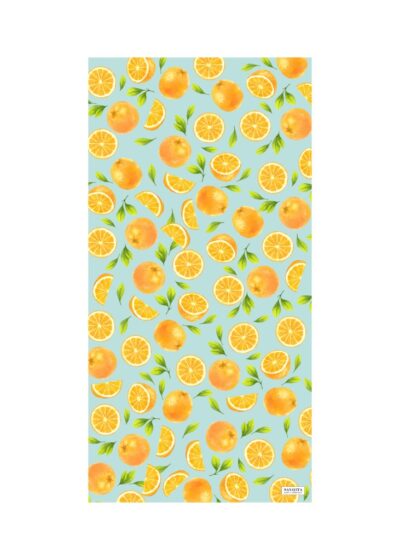 NAYAVITA pomeranče hravá rychleschnoucí plážová osuška beach towel strandtuch strandhandtuch osuška na pláž funkční osuška funkční ručník