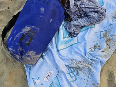 NAYAVITA zero waste koupání tipy znovupoutitelné lahve rPET plážová osuška bez obalu reef safe
