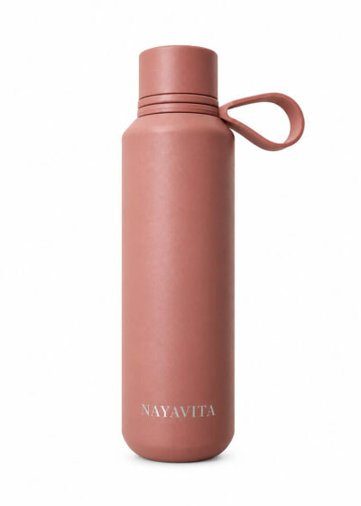 NAYAVITA láhev na vodu s vakuovou izolací Terracotta main img